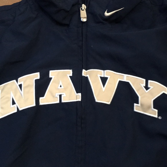 NAVY Nike Team Windbreaker - Picture 3 of 4